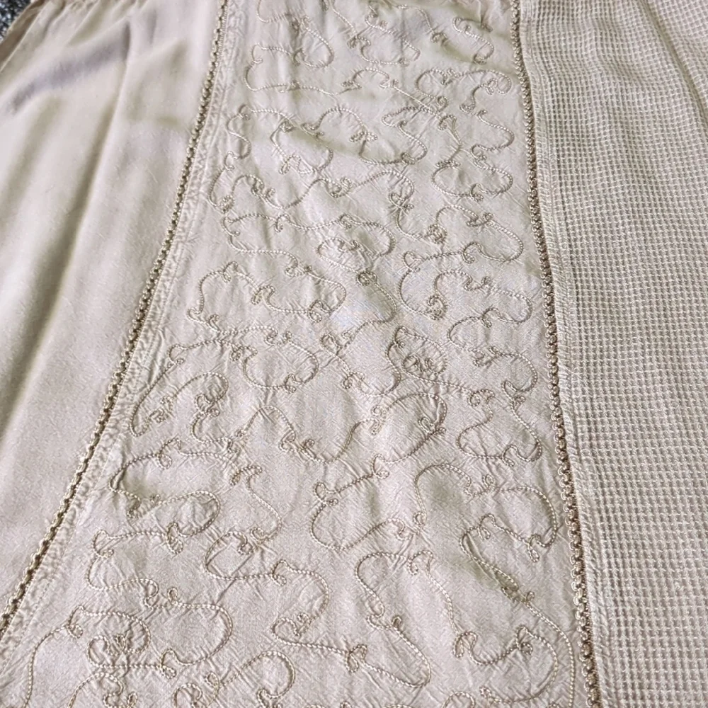 Vintage Indian Tropical Fashion 2-Piece Set Top&Skirt L Boho Festival Rayon NWT - Picture 12 of 13